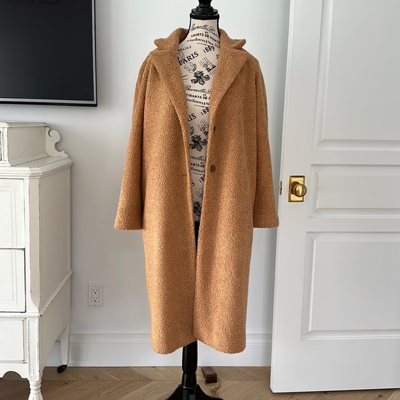 Marine Layer Jackets & Blazers - Marine Layer Camel Teddy Coat